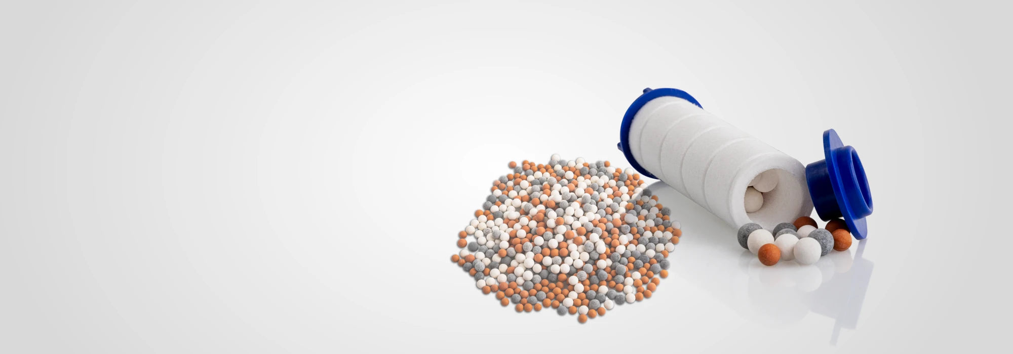 Shower filter replacement cartridge - 15 stage filter refills